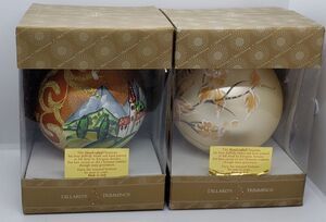 Handcrafted Ornament-Vintage- Dillard's Large Ornaments Made in Italy